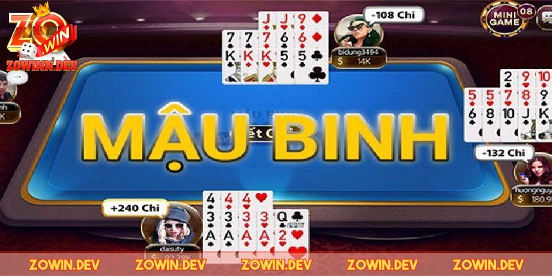 Một số thông tin về game bài mậu binh